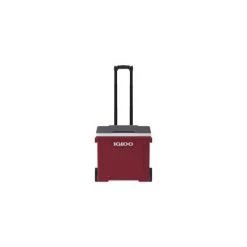 Igloo Latitude Quantum 30 Roller Wheeled Portable Cool Box - Red