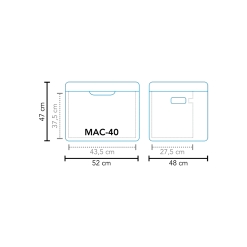Mestic MAC-40 3 Way Camping Fridge 9 Mestic MAC-40 3 Way Camping Fridge -Camping Sales Shop 100 1503620