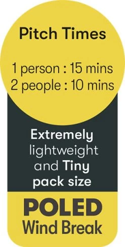 Quest Falcon 500 Windbreak -Camping Sales Shop A1037 9 midsize