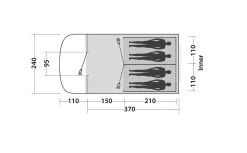 Easy Camp Palmdale 400 4-Berth Tent -Camping Sales Shop EZCP120368FP