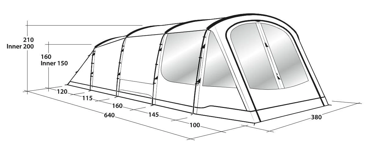 Outwell Tent Norwood 6 10 Outwell Tent Norwood 6 - Image 8