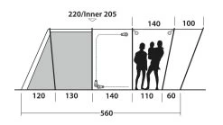 Outwell Montana 6PE Tent 2022 -Camping Sales Shop GetImage 28