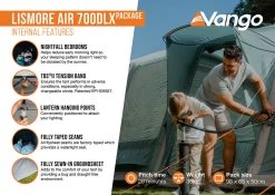 Vango Lismore Air 700DLX Tent Package -Camping Sales Shop Lismore Air 700DLX Package2