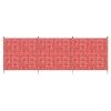 VW Yello 4 Pole Windbreak (RED) -Camping Sales Shop WB060 VW deluxe 4 pole windbreak red 1
