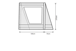 Outdoor Revolution Airedale 6S /6SE Front Porch Extension -Camping Sales Shop airedale 6s se front porch extension fp 1 1