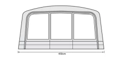 Outdoor Revolution Airedale 7SE And 9SE Front Porch Extension -Camping Sales Shop airedale 7se 9se front porch extension floorplan 2