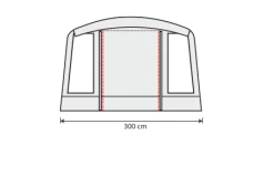 Outdoor Revolution Airedale Side Porch Awning -Camping Sales Shop airedale side porch floorplan 2