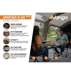 Vango Anantara IV Air 450XL Tent -Camping Sales Shop anantara iv air 450xl 7