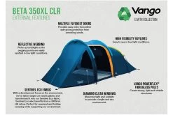 Vango Beta 350XL CLR Tent -Camping Sales Shop beta 350xl clr 2