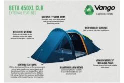 Vango Beta 450XL CLR XL Tent 8 Vango Beta 450XL CLR XL Tent -Camping Sales Shop beta 450xl clr