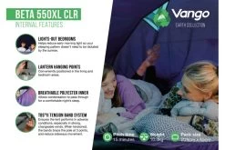 Vango Beta 550XL CLR XL Tent -Camping Sales Shop beta 550xl clr 2