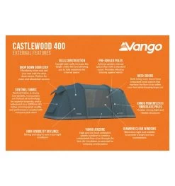 Vango Castlewood 400 Tent Package -Camping Sales Shop castlewood 400 package 2