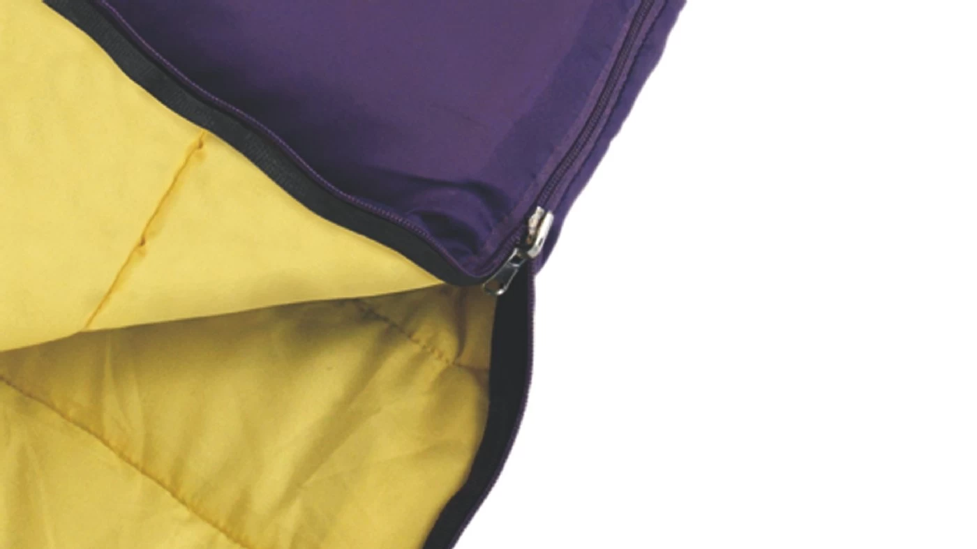 Outwell Cave Kids Purple Sleeping Bag 4 Outwell Cave Kids Purple Sleeping Bag - Image 2