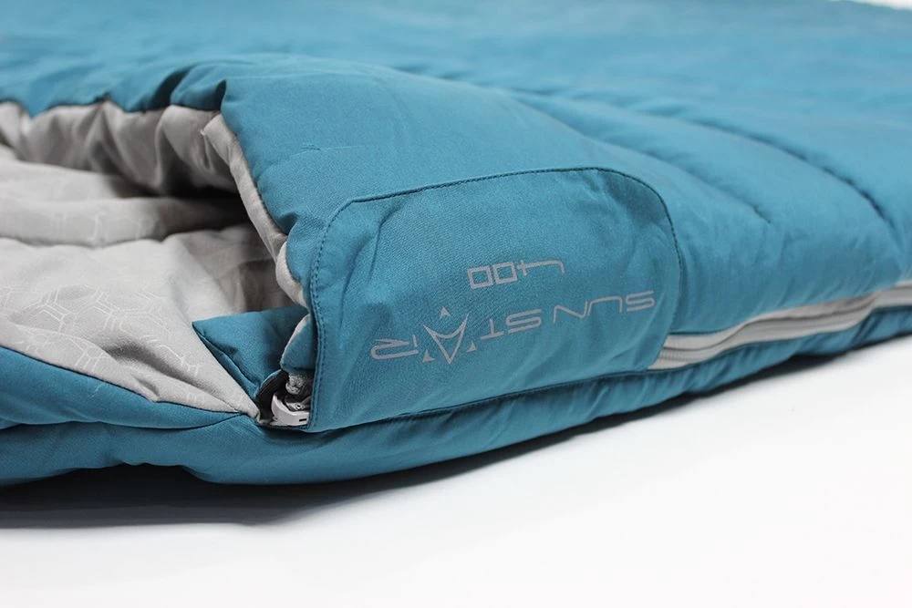 Outdoor Revolution Sun Star Double 400 Sleeping Bag - Blue Coral 5 Outdoor Revolution Sun Star Double 400 Sleeping Bag - Blue Coral - Image 3
