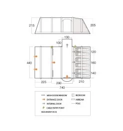 Vango Rome II 650XL Airbeam Tent - With Free Footprint -Camping Sales Shop rome ii air 650xl