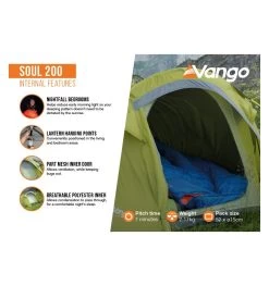Vango Soul 200 Tent -Camping Sales Shop soul 200 3