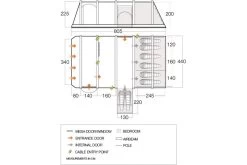 Vango Tahiiti 850XL Airbeam Tent 2023 -Camping Sales Shop tahiti air 850xl 11